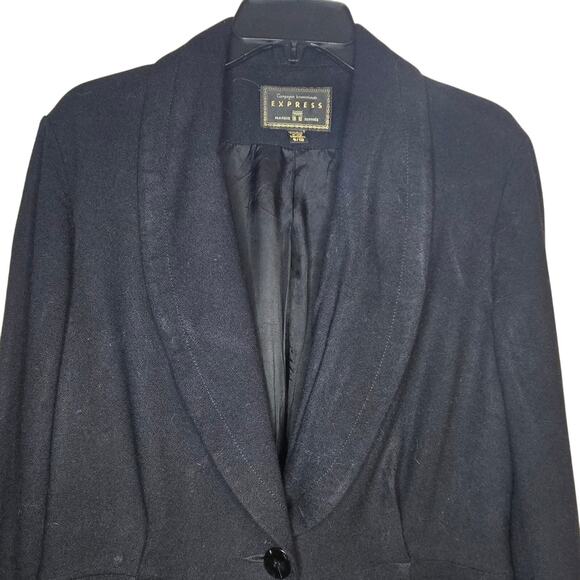 Campagnie Internationale Express Black Blazer Size 9/10 0201 - Picture 4 of 8